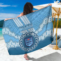 Custom NSW Blues Rugby Sarong Aussie Aboriginal Mix Polynesian Pattern