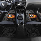 Personalised New Zealand Billiards Car Mats Maori Fern On Fire 8 Ball - Aussie Hoodie