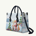 Merry Christmas Australia Leather Bag Funny Aussie Animals Santa Skiing