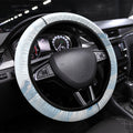 Merry Christmas Australia Steering Wheel Cover Funny Aussie Animals Santa Skiing