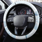 Merry Christmas Australia Steering Wheel Cover Funny Aussie Animals Santa Skiing