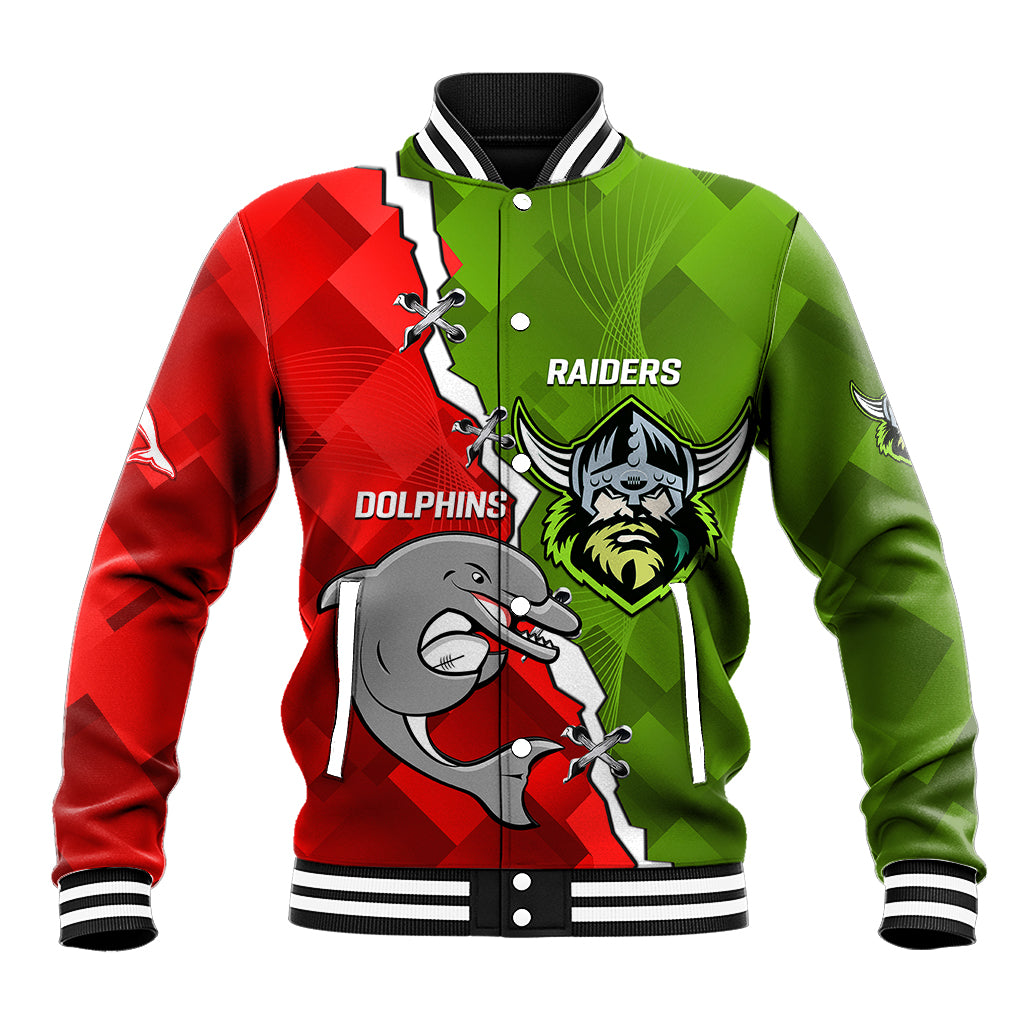 personalised-dolphins-and-raiders-rugby-baseball-jacket-2023-sporty-version