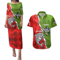personalised-dolphins-and-raiders-rugby-couples-matching-puletasi-dress-and-hawaiian-shirt-2023-sporty-version