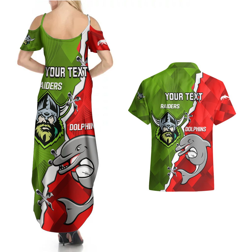 personalised-dolphins-and-raiders-rugby-couples-matching-summer-maxi-dress-and-hawaiian-shirt-2023-sporty-version