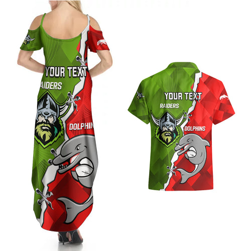 personalised-dolphins-and-raiders-rugby-couples-matching-summer-maxi-dress-and-hawaiian-shirt-2023-sporty-version
