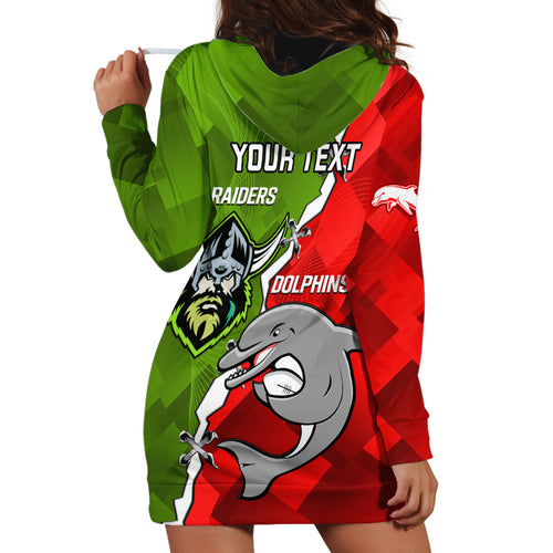 personalised-dolphins-and-raiders-rugby-hoodie-dress-2023-sporty-version
