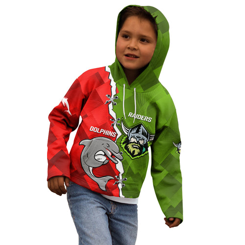 personalised-dolphins-and-raiders-rugby-kid-hoodie-2023-sporty-version
