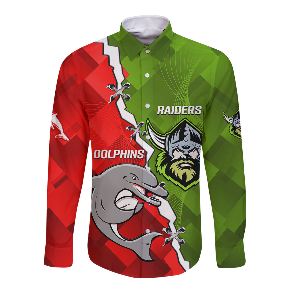 personalised-dolphins-and-raiders-rugby-long-sleeve-button-shirt-2023-sporty-version