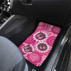 Personalised Australia Indigenous Car Mats Breast Cancer Ribbon Think Pink - Pink Version LT14