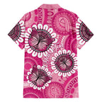 Personalised Australia Indigenous Hawaiian Shirt Breast Cancer Ribbon Think Pink - Pink Version LT14