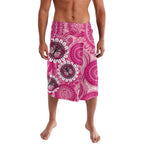 Personalised Australia Indigenous Lavalava Breast Cancer Ribbon Think Pink - Pink Version LT14