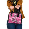 Personalised Australia Indigenous Shoulder Handbag Breast Cancer Ribbon Think Pink - Pink Version LT14
