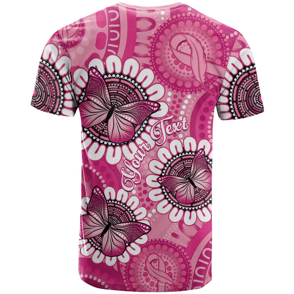 Personalised Australia Indigenous T Shirt Breast Cancer Ribbon Think Pink - Pink Version LT14