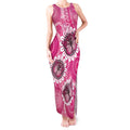 Personalised Australia Indigenous Tank Maxi Dress Breast Cancer Ribbon Think Pink - Pink Version LT14