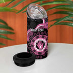 Personalised Australia Breast Cancer 4 in 1 Can Cooler Tumbler Brave Strong Aboriginal Art