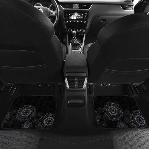 Personalised Australia Breast Cancer Car Mats Brave Strong Aboriginal Art