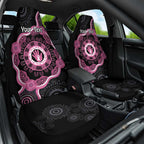 Personalised Australia Breast Cancer Car Seat Cover Brave Strong Aboriginal Art