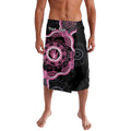 Personalised Australia Breast Cancer Lavalava Brave Strong Aboriginal Art