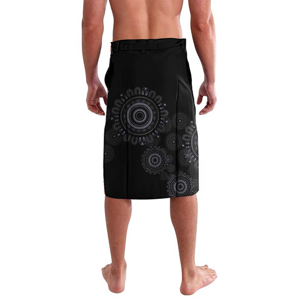 Personalised Australia Breast Cancer Lavalava Brave Strong Aboriginal Art