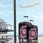 Personalised Australia Breast Cancer Luggage Cover Brave Strong Aboriginal Art