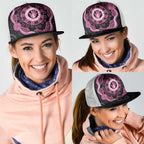 Australia Breast Cancer Mesh Trucker Cap Brave Strong Aboriginal Art - Aussie Hoodie