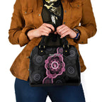 Personalised Australia Breast Cancer Shoulder Handbag Brave Strong Aboriginal Art