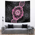 Personalised Australia Breast Cancer Tapestry Brave Strong Aboriginal Art