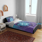 Australia Indigenous Bedding Set Suicide Prevention Month Ribbon Aboriginal Art