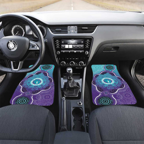 Australia Indigenous Car Mats Suicide Prevention Month Ribbon Aboriginal Art