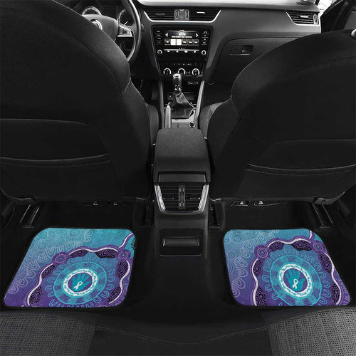 Australia Indigenous Car Mats Suicide Prevention Month Ribbon Aboriginal Art