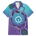 Australia Indigenous Family Matching Mermaid Dress and Hawaiian Shirt Suicide Prevention Month Ribbon Aboriginal Art