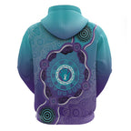 Australia Indigenous Hoodie Suicide Prevention Month Ribbon Aboriginal Art