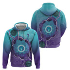 Australia Indigenous Hoodie Suicide Prevention Month Ribbon Aboriginal Art