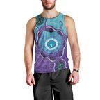 Australia Indigenous Men Tank Top Suicide Prevention Month Ribbon Aboriginal Art