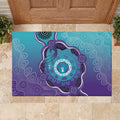 Australia Indigenous Rubber Doormat Suicide Prevention Month Ribbon Aboriginal Art