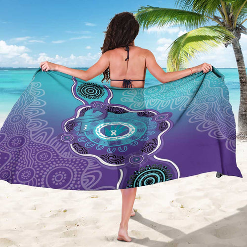 Australia Indigenous Sarong Suicide Prevention Month Ribbon Aboriginal Art