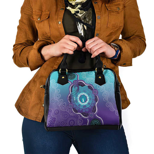 Australia Indigenous Shoulder Handbag Suicide Prevention Month Ribbon Aboriginal Art