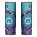 Australia Indigenous Skinny Tumbler Suicide Prevention Month Ribbon Aboriginal Art