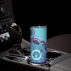 Australia Indigenous Skinny Tumbler Suicide Prevention Month Ribbon Aboriginal Art