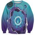 Australia Indigenous Sweatshirt Suicide Prevention Month Ribbon Aboriginal Art