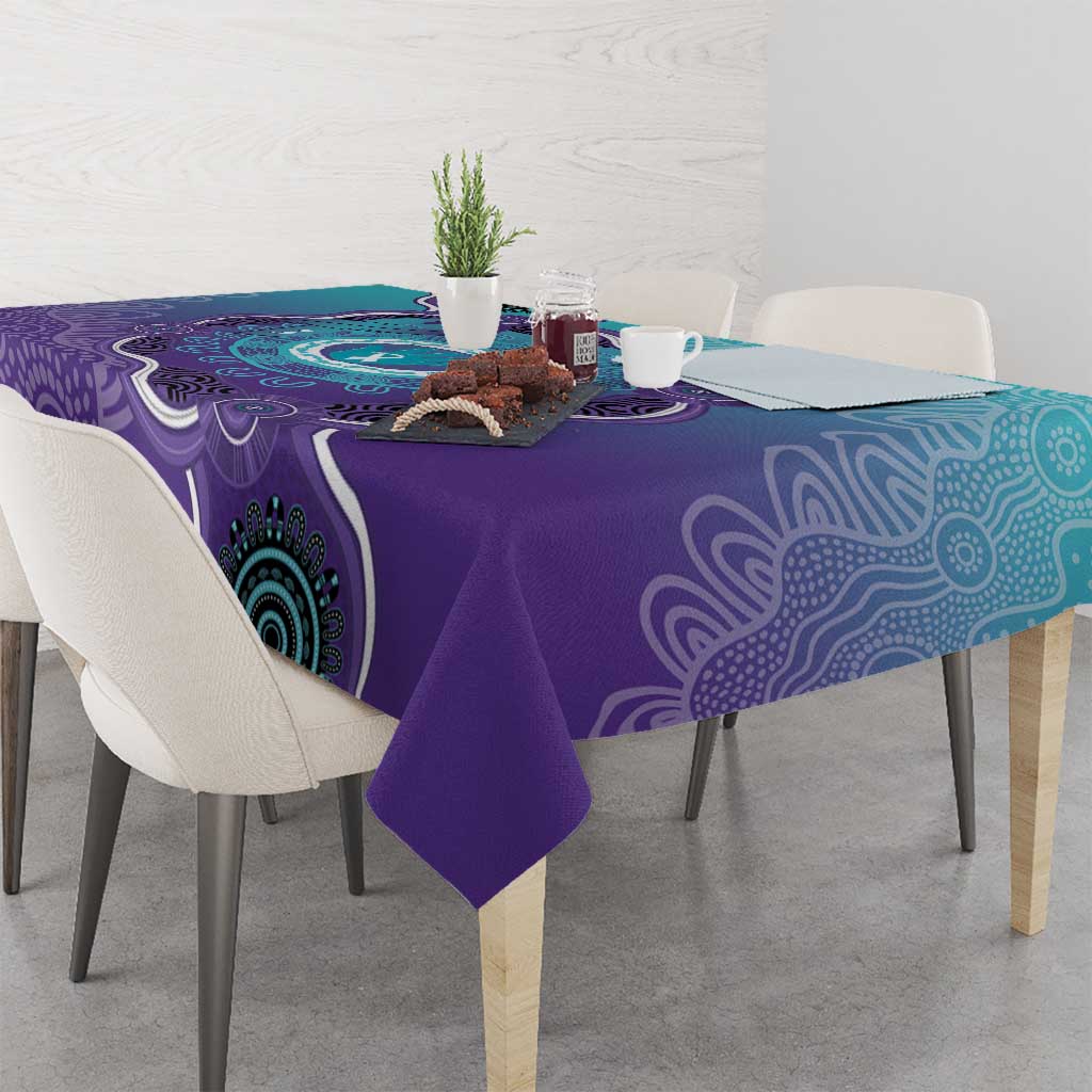 Australia Indigenous Tablecloth Suicide Prevention Month Ribbon Aboriginal Art