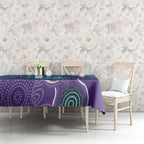 Australia Indigenous Tablecloth Suicide Prevention Month Ribbon Aboriginal Art