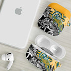 New Zealand Australia Rugby AirPods Case Wallabies Aboriginal All Black Maori Tiki Together - Aussie Hoodie