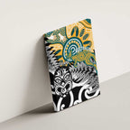 New Zealand Australia Rugby Canvas Wall Art Wallabies Aboriginal All Black Maori Tiki Together - Aussie Hoodie