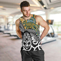 New Zealand Australia Rugby Custom Men Tank Top Wallabies Aboriginal All Black Maori Tiki Together - Aussie Hoodie