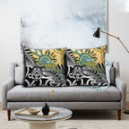 New Zealand Australia Rugby Pillow Cover Wallabies Aboriginal All Black Maori Tiki Together - Aussie Hoodie