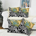 New Zealand Australia Rugby Pillow Cover Wallabies Aboriginal All Black Maori Tiki Together - Aussie Hoodie