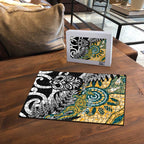 New Zealand Australia Rugby Puzzle Wallabies Aboriginal All Black Maori Tiki Together - Aussie Hoodie