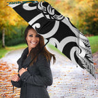 New Zealand Australia Rugby Umbrella Wallabies Aboriginal All Black Maori Tiki Together - Aussie Hoodie