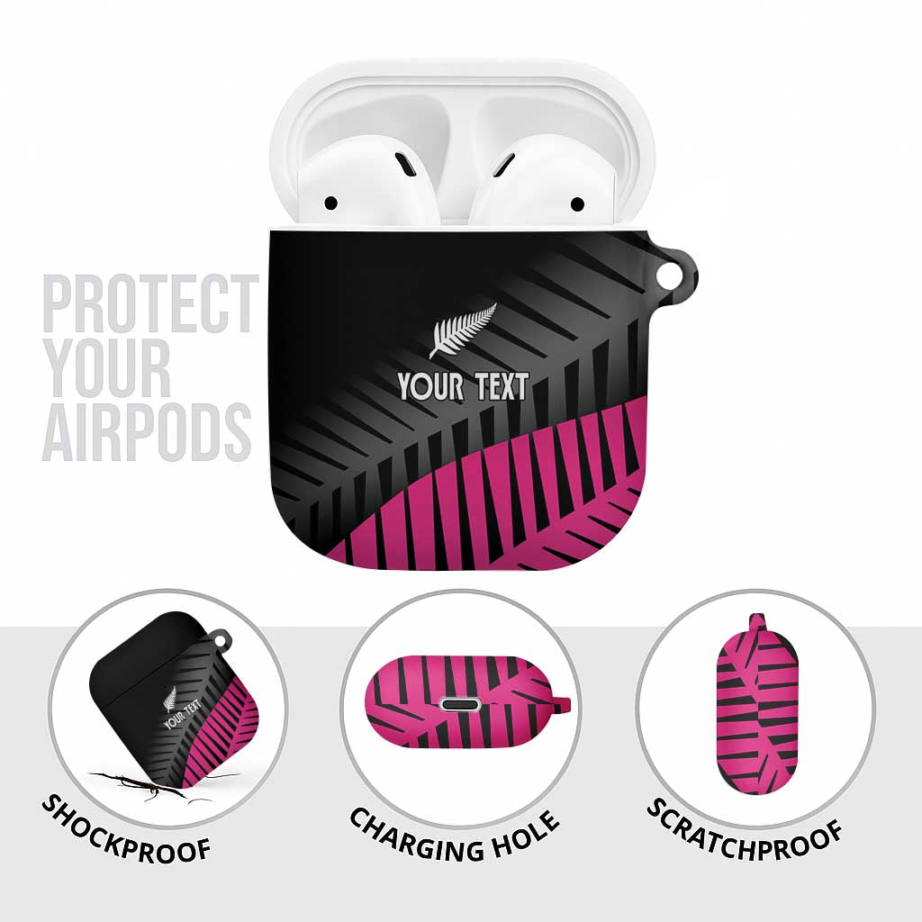 New Zealand Silver Fern Rugby Custom AirPods Case 2025 All Black Go Champions - Aussie Hoodie